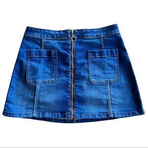 Hollister A-Line Denim Skirt